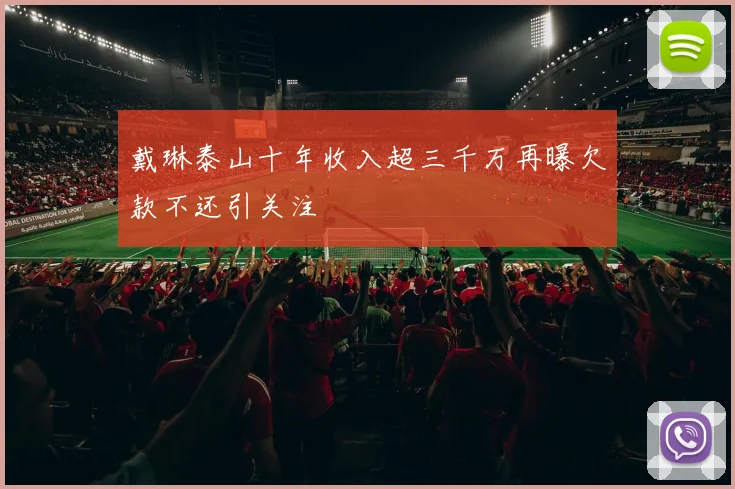 戴琳泰山十年收入超三千万再曝欠款不还引关注